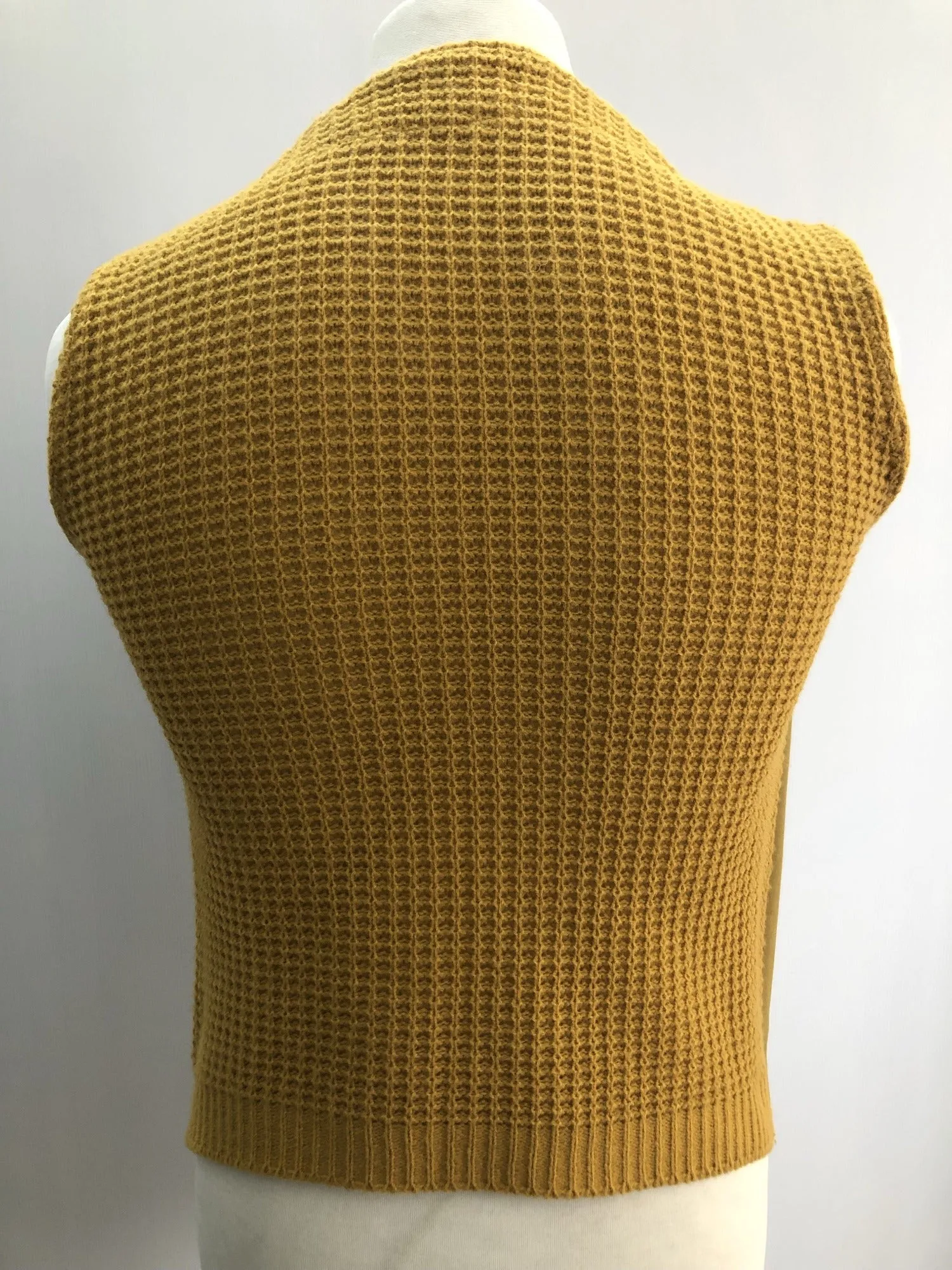 1960s Faux Suede Vest by Plaza - Size S
