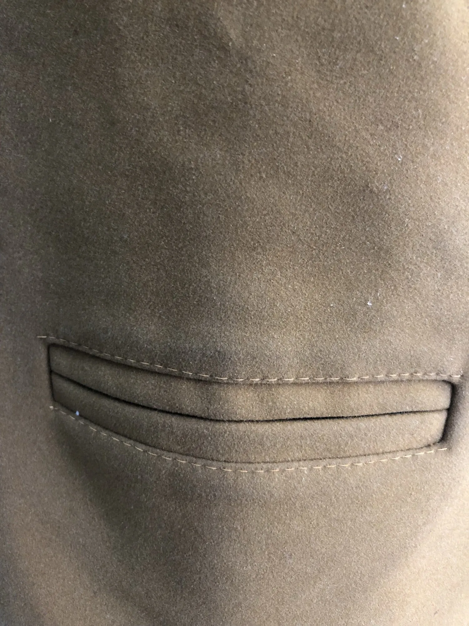 1960s Faux Suede Vest by Plaza - Size S