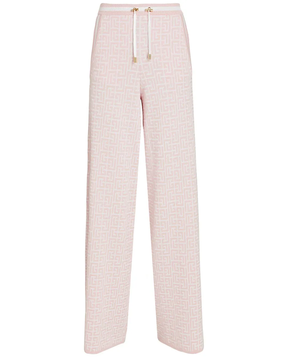 Blanc Rose Monogram Jacquard Jogger