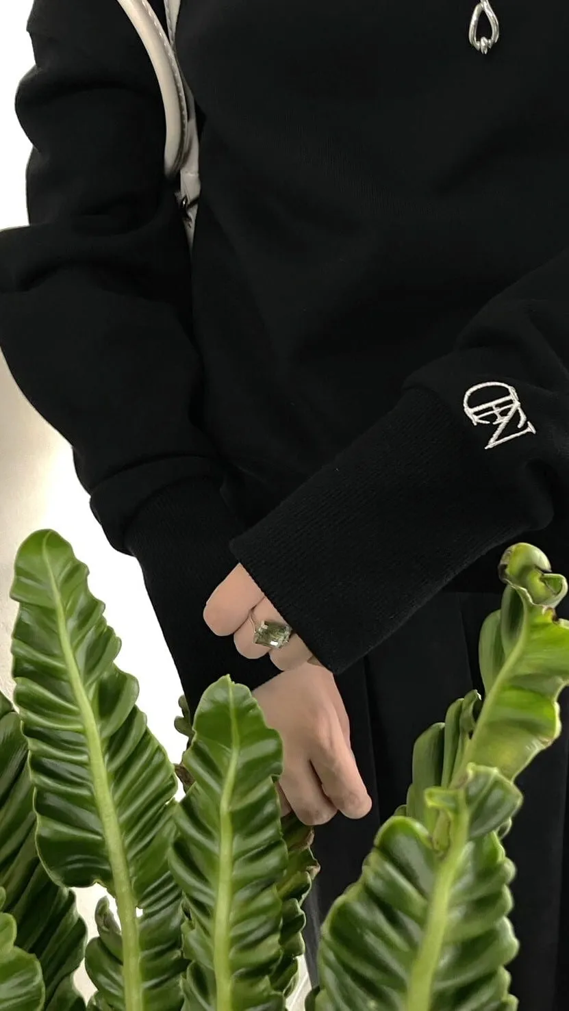 cafune<br> Azuma sweat wide pullover