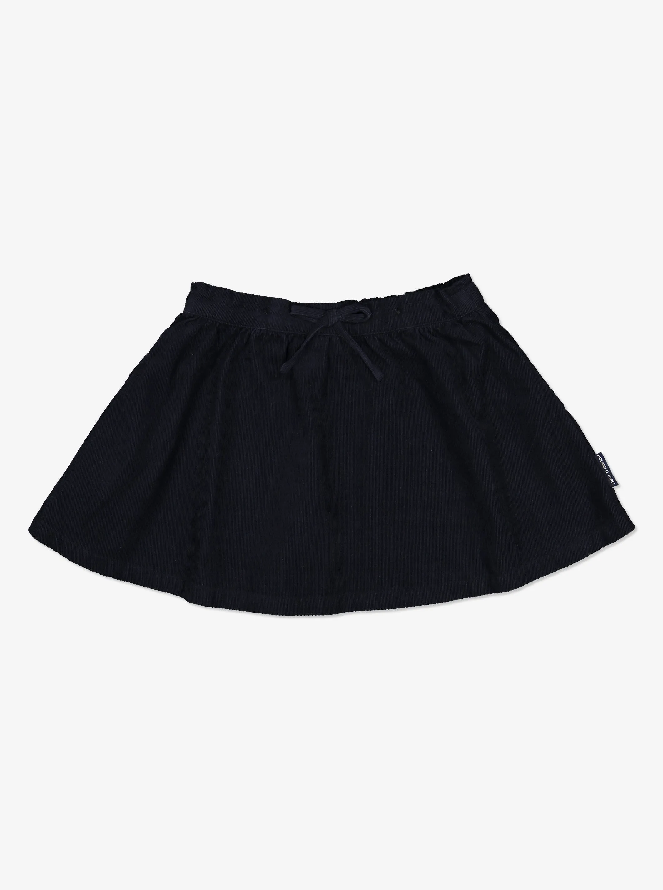 Corduroy Kids Skirt with Braces