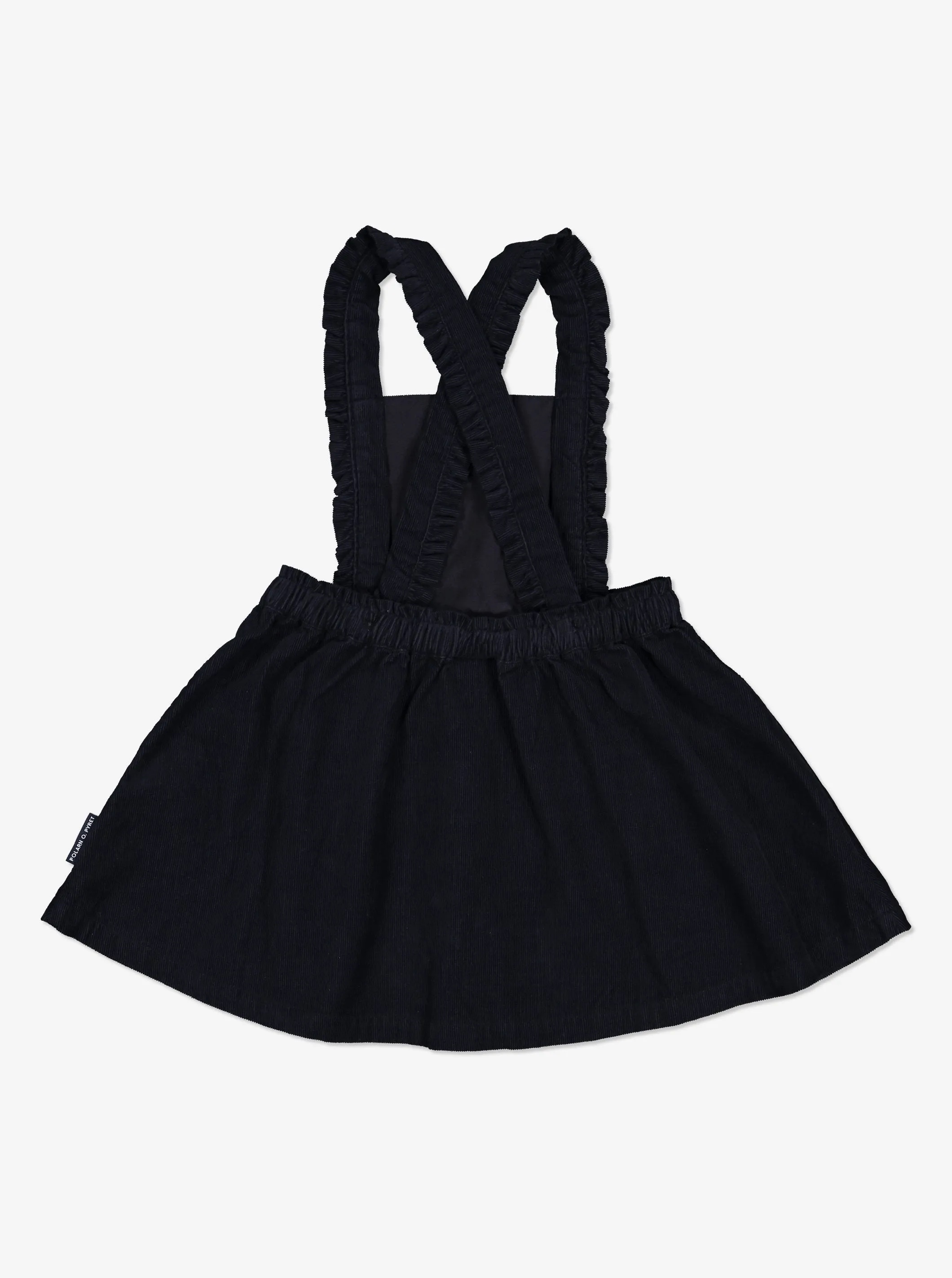 Corduroy Kids Skirt with Braces