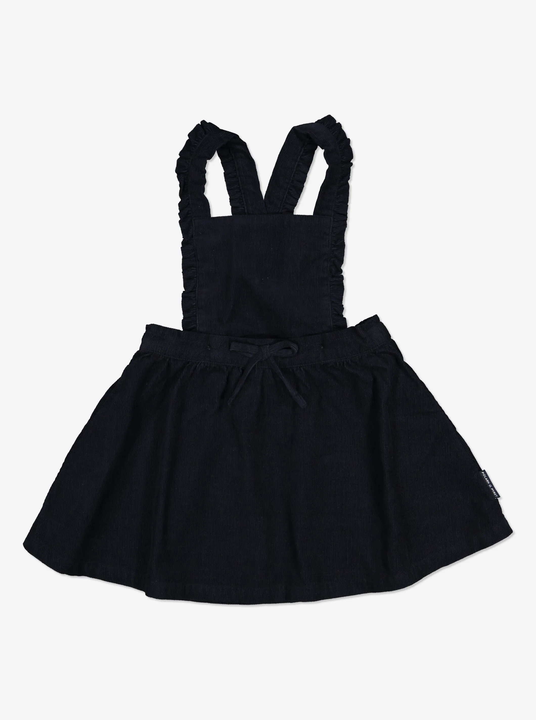 Corduroy Kids Skirt with Braces