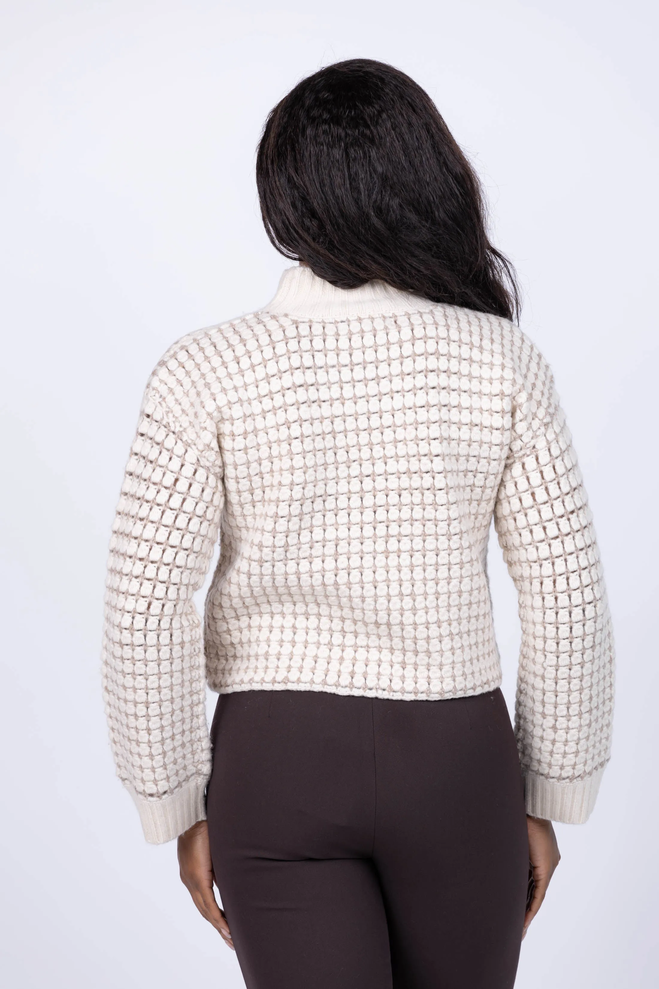 dh New York Imani Sweater in Iris Combo