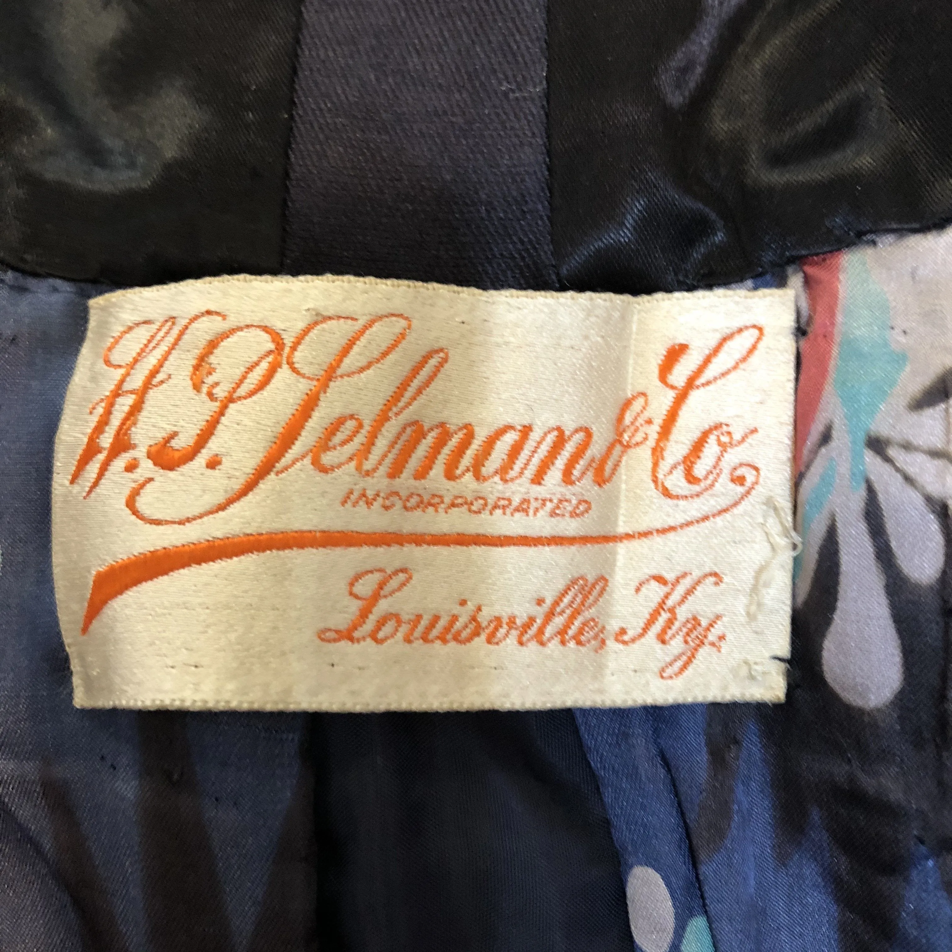 Edwardian Blue Embroidered Walking Jacket