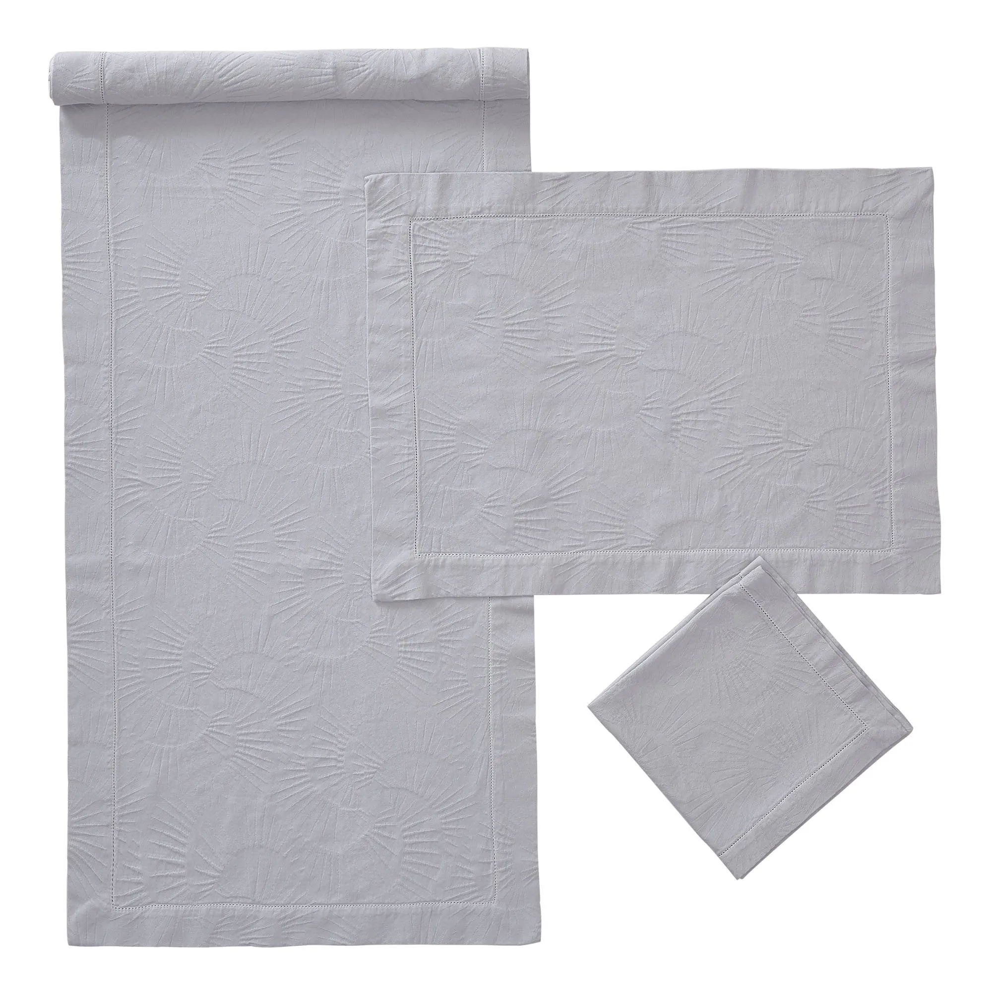 Espinho Tablecloth [Light stone grey]
