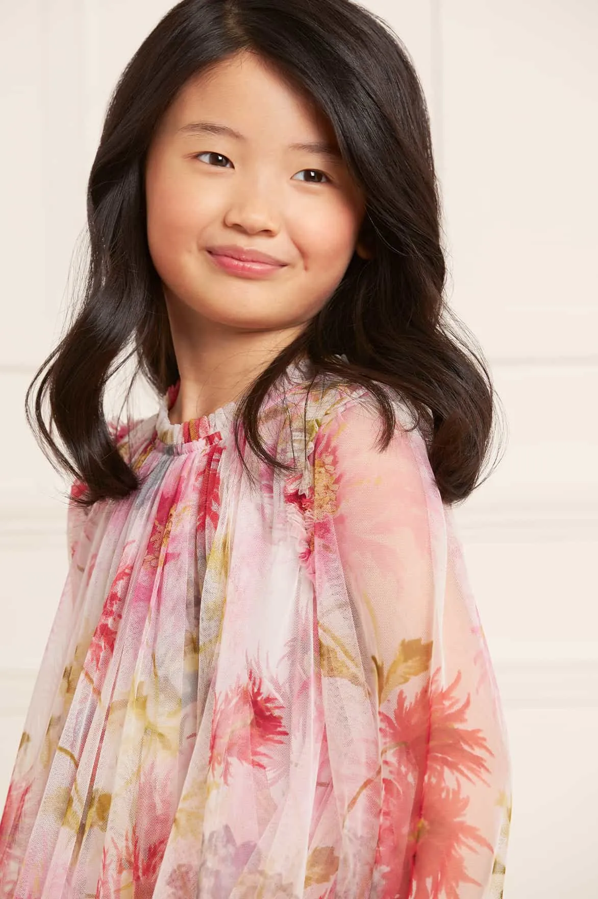 Hummingbird Long Sleeve Kids Dress
