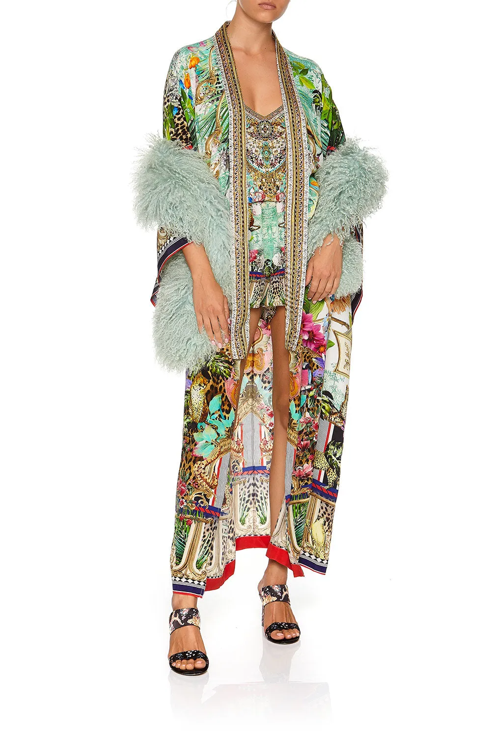 KIMONO COAT CHAMPAGNE COAST