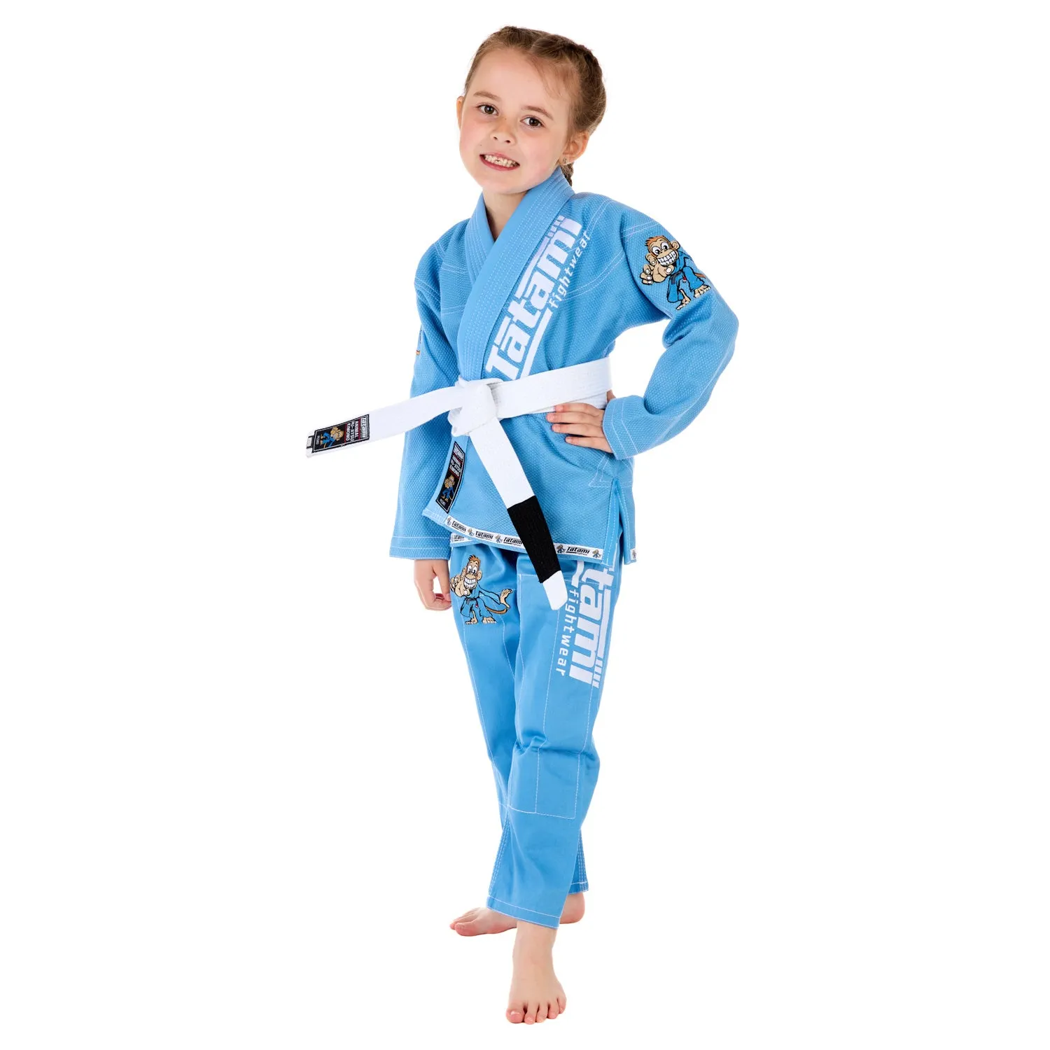 Meerkatsu Kids Animal Gi - Sky Blue