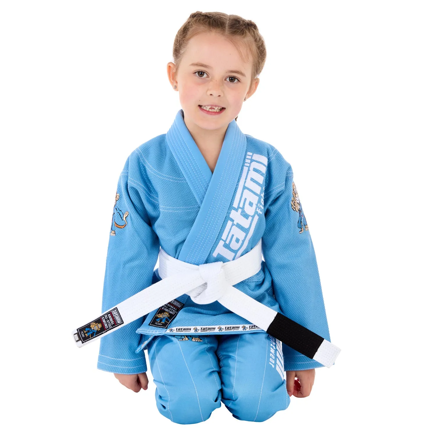 Meerkatsu Kids Animal Gi - Sky Blue