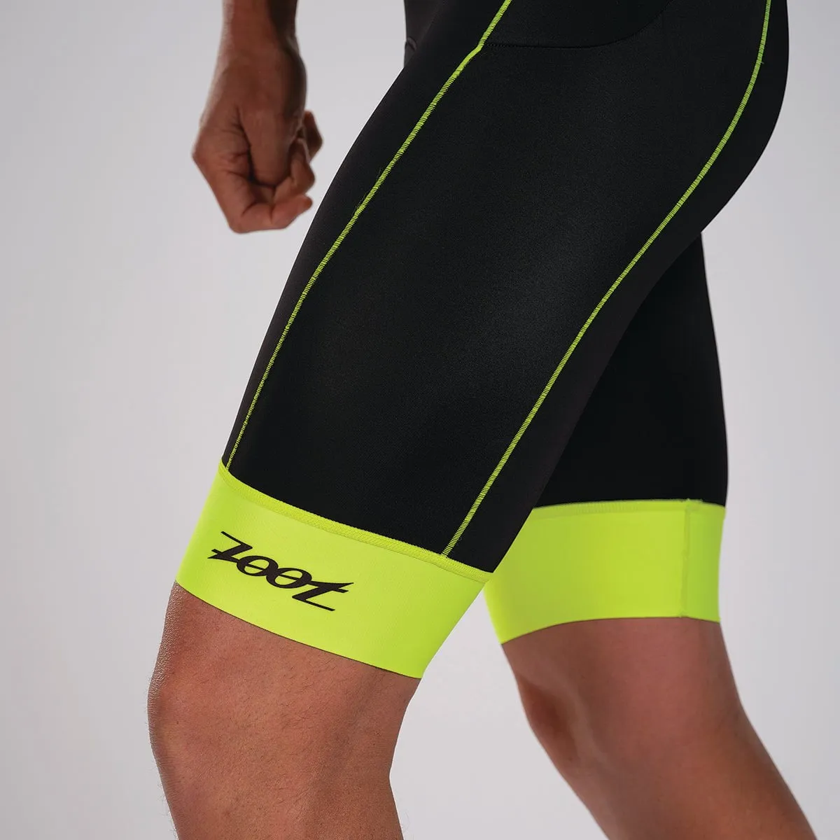 Mens Core  Triathlon Aero Racesuit - Safety Yellow