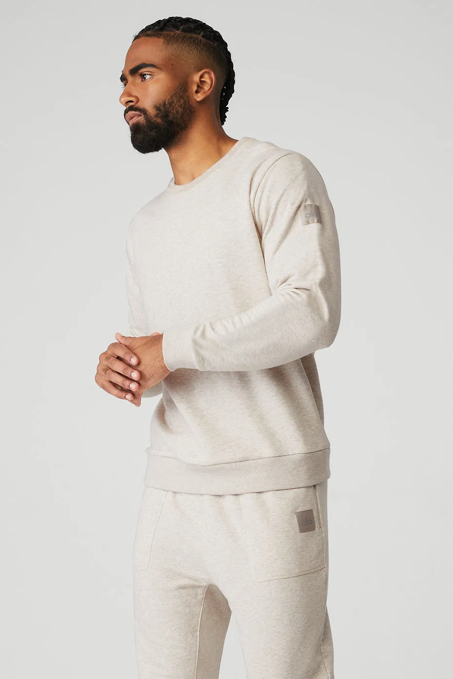 Qualifier Crewneck - Oatmeal Heather