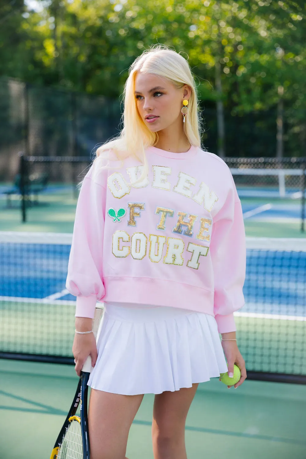 QUEEN OF THE COURT TENNIS PULLOVER