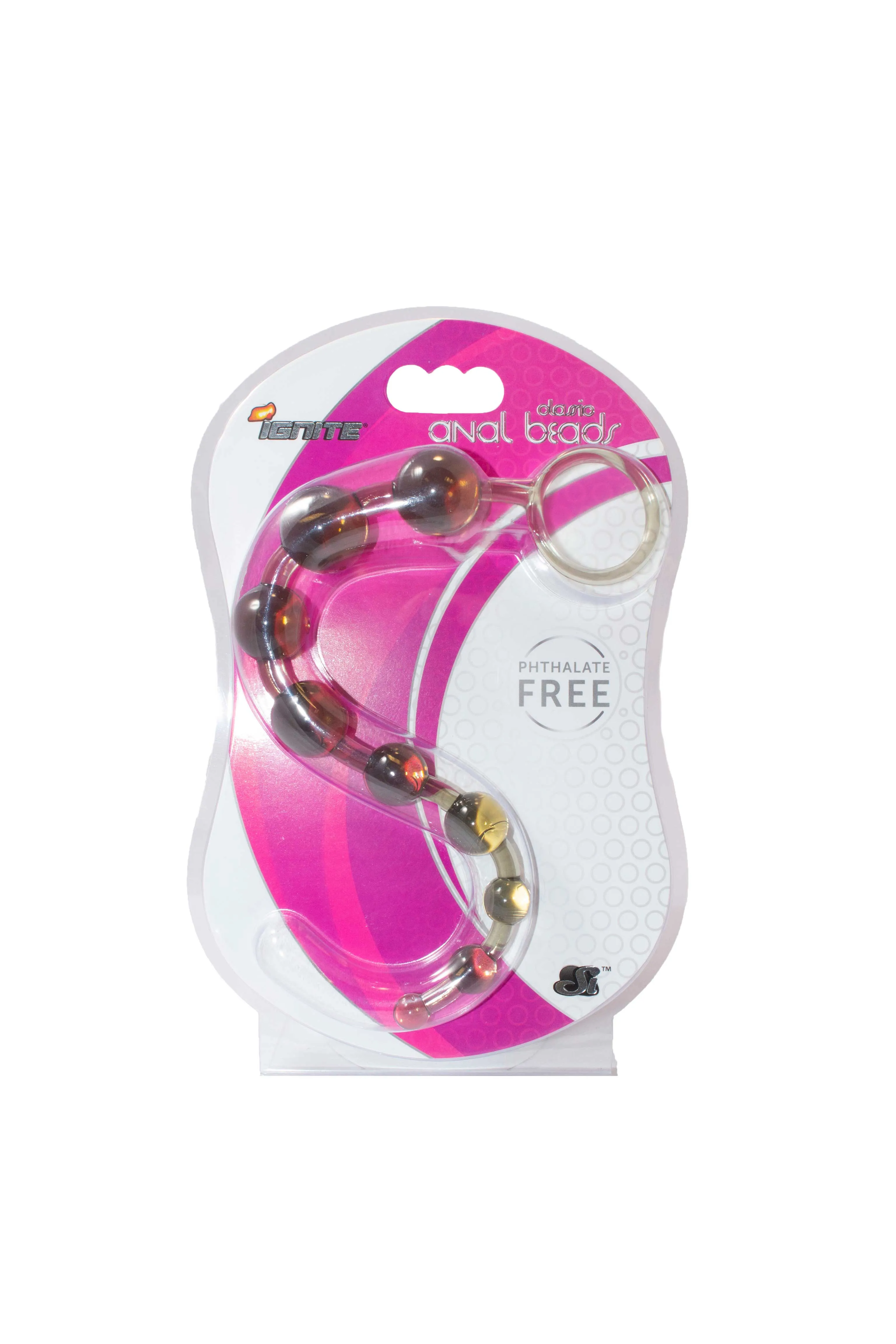 Si-40601 IGNITE CLASSIC ANAL BEADS - SMOKE