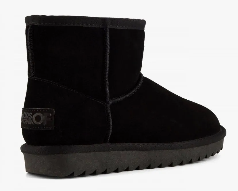 SUEDE WINTERBOOT - BLACK