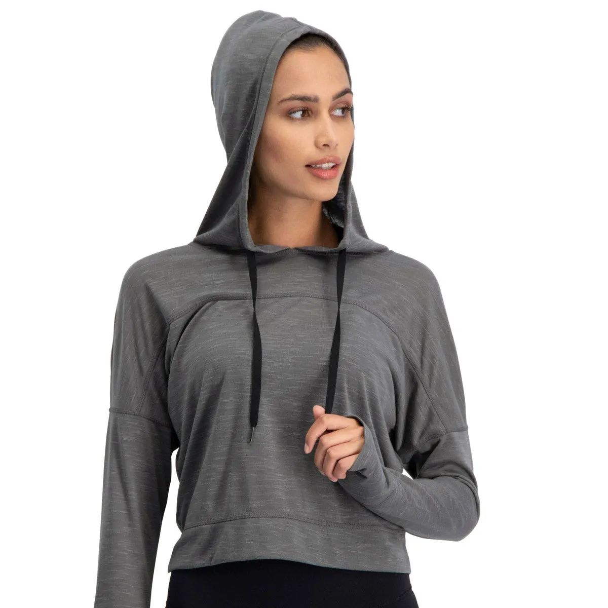 Three Sixty Six Women's Hoodie Crop Top