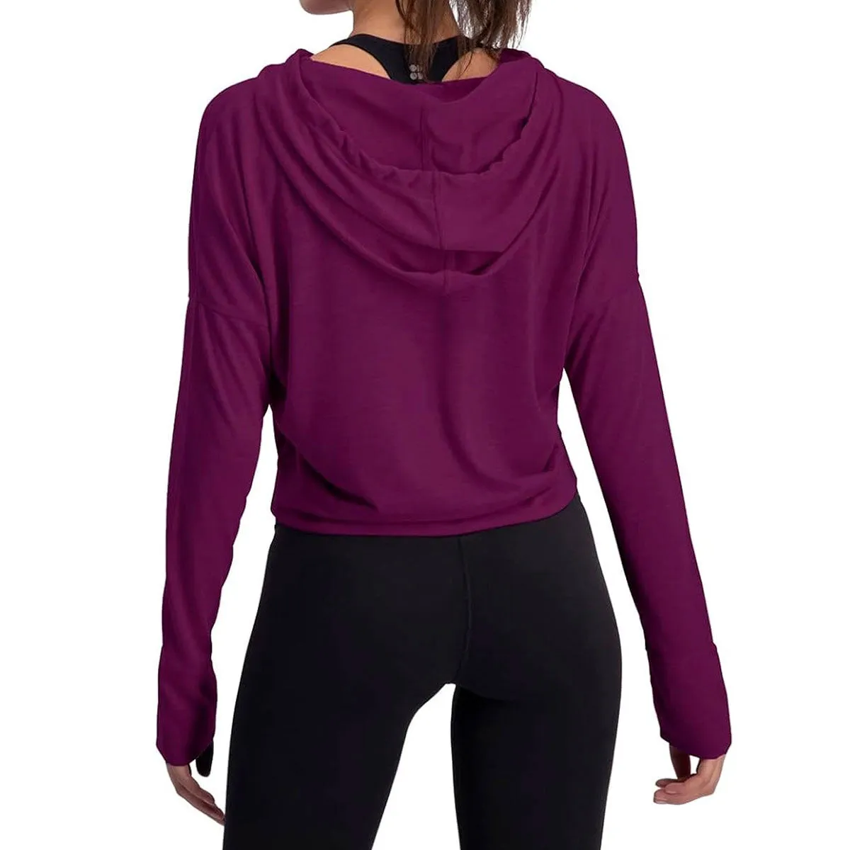Three Sixty Six Women's Hoodie Crop Top