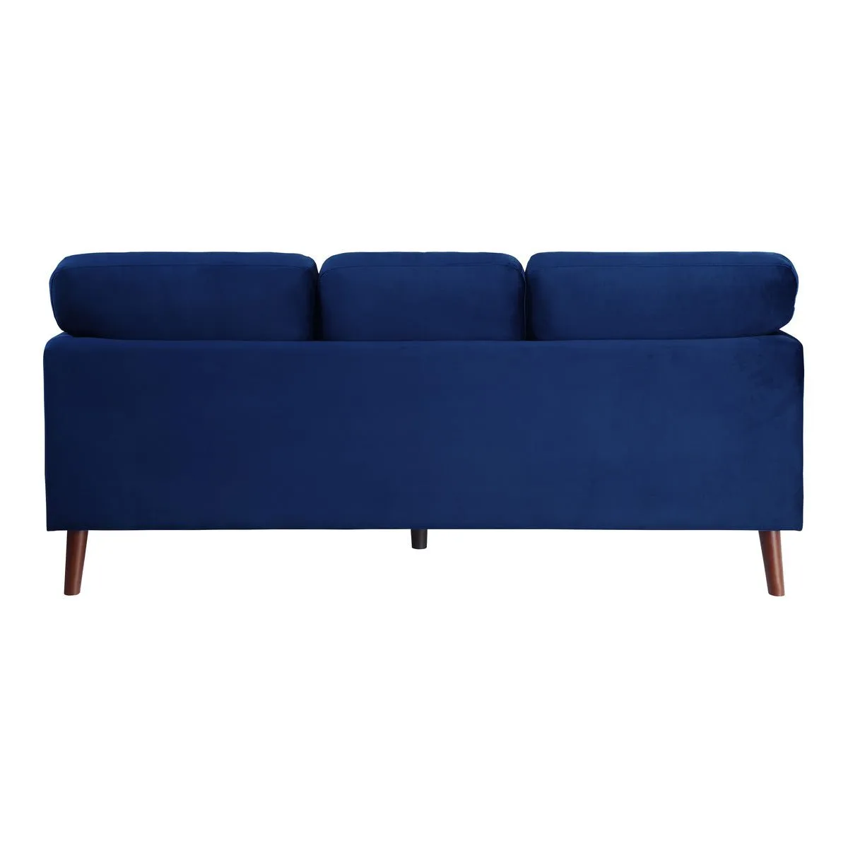 Tolley Collection Blue Velvet Fabric Sofa