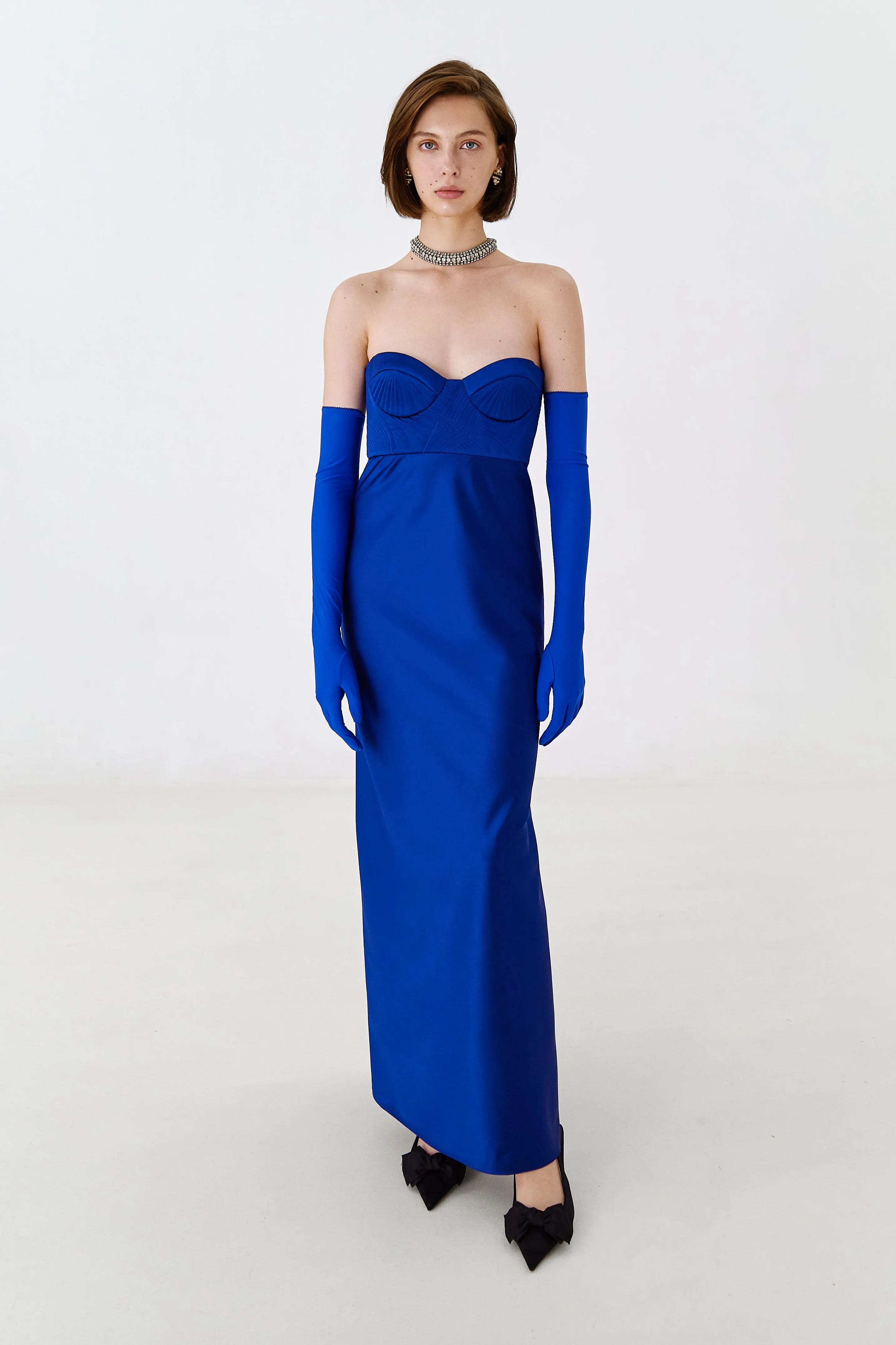 Violette Maxi Dress in Blue