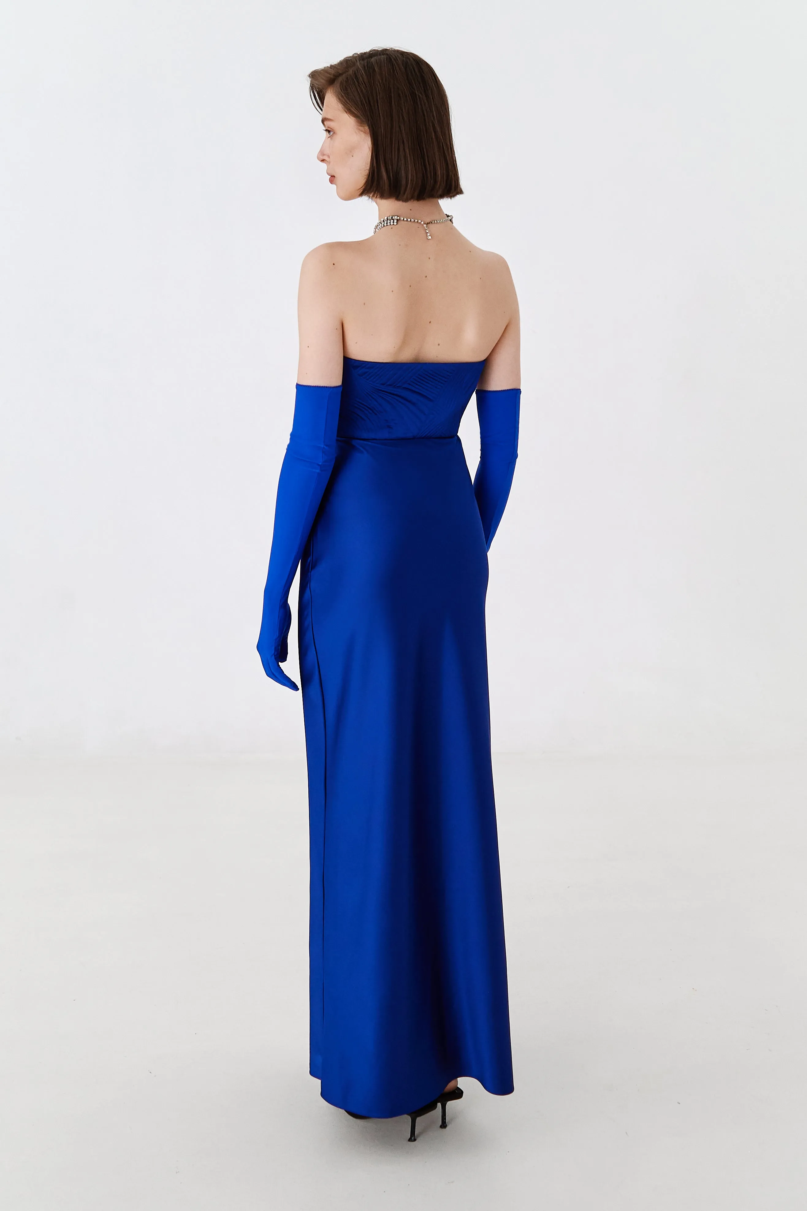 Violette Maxi Dress in Blue